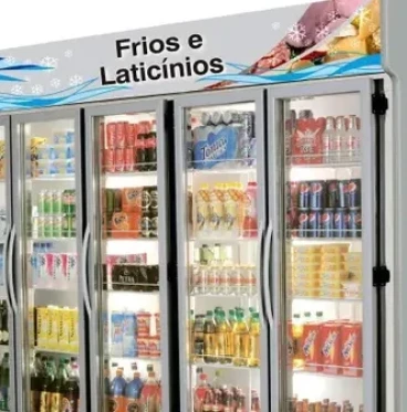 Imagem Expositor Auto Serviço Frios e Laticínios 5 Portas Polo Frio