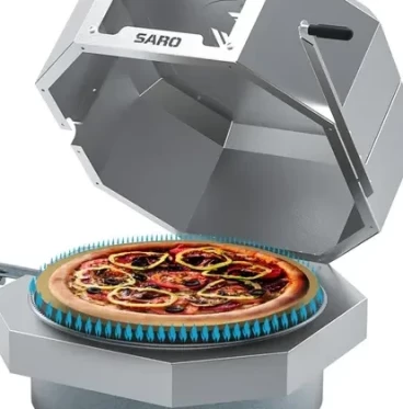 Imagem Fc40 Assador De Pizza Compacto Italiano À Gás Glp 40Cm - Saro