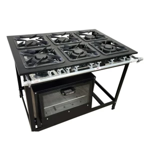 FOGÃO 6 BOCAS CEFAZ COM FORNO LINHA GOLD BAIXA PRESSÃO CFZG-135