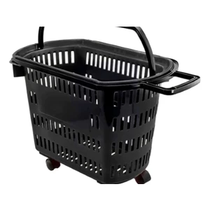 Cesta de Compras 2 em 1 S-1200 - 30 L - Alças e Rodinhas 