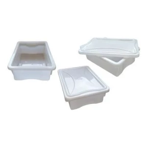 CAIXA PLASTICA LEITOSA PARA AÇOUGUES 