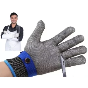 Luva De Segurança Malha Aço Inox Açougue Anti-corte