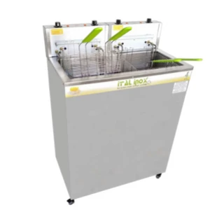 Fritadeira Elétrica Água e Óleo 36 Litros Gabinete Duplo Ital Inox 16.000W -220V.