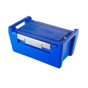 Caixa Térmica Hot Box Horizontal 30 Litros Azul Eco Sinal