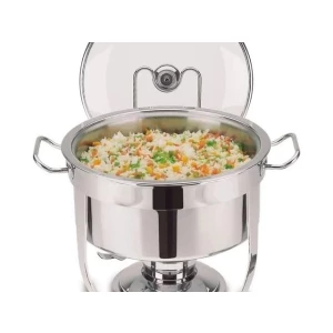 Rechaud Redondo 8 Litros Aço Inox