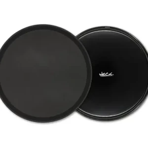 Bandeja Redonda Antiderrapante 45 CM Para Garçom Preta - Weck