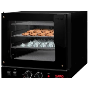 Forno Eletrico 60 Litros Industrial 4 Esteiras de Convecção Saro