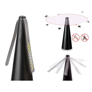Espanta Moscas de Mesa Ventilador Repelente 25cm